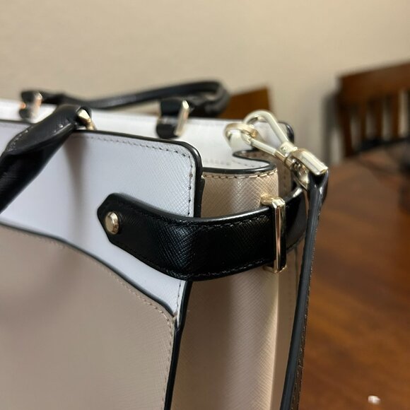 Kate Spade New York Staci Colorblock Medium Saffiano Leather Satchel - Picture 4 of 4